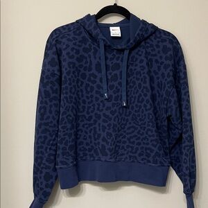 Nike Blue Leopard Print Women's Hoodie